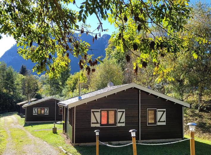 Chalet pour 5 personnes, avec jardin et vue