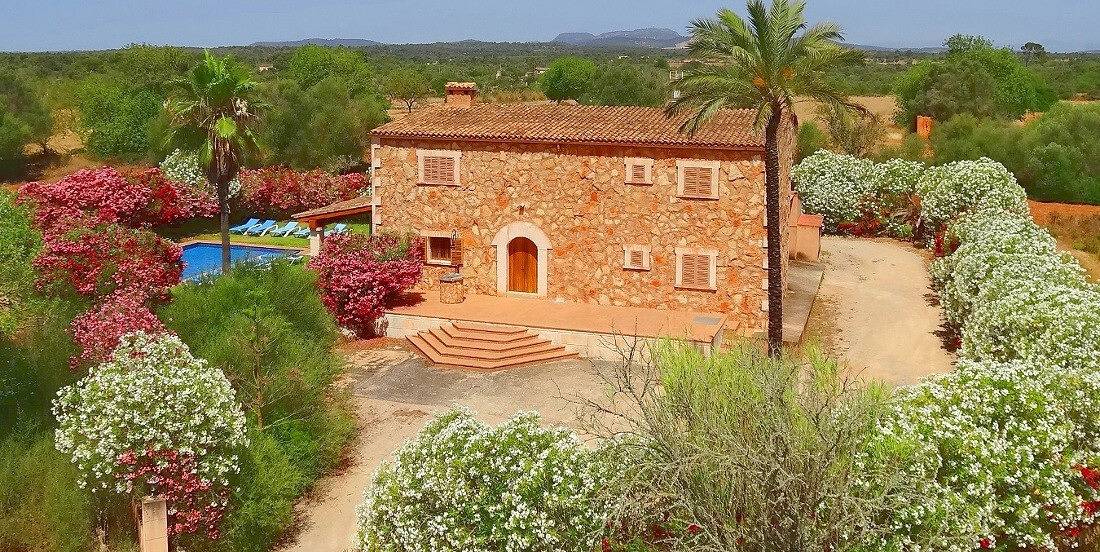 Schönes mallorquinisches Landhaus Son Mas mit privatem Pool und Kostenlosem Wlan in Felanitx, Mallorca Süden