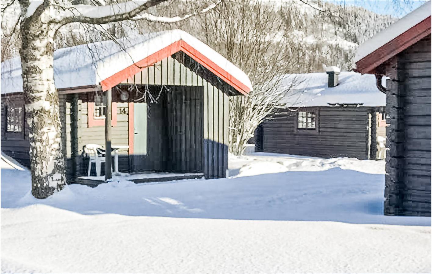 Hus för 4 Personer, med trädgård