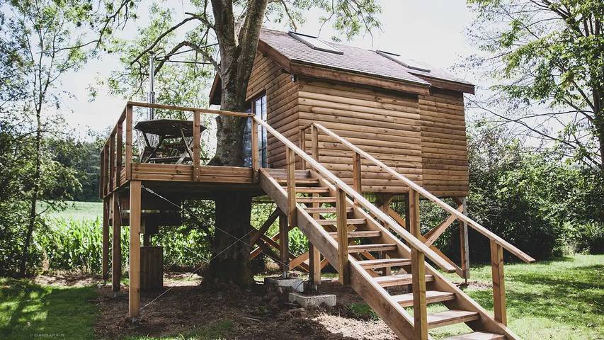 Maison de vacances pour 2 personnes, avec jardin et sauna