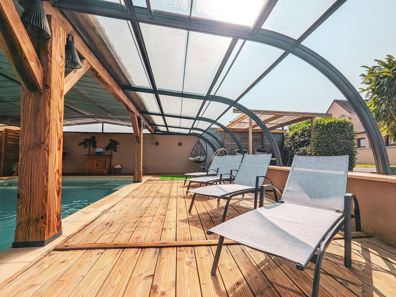 Casa rural con jardín, cerca de golf y spa, ideal para familias in Pouligny-Notre-Dame, Región de La Châtre