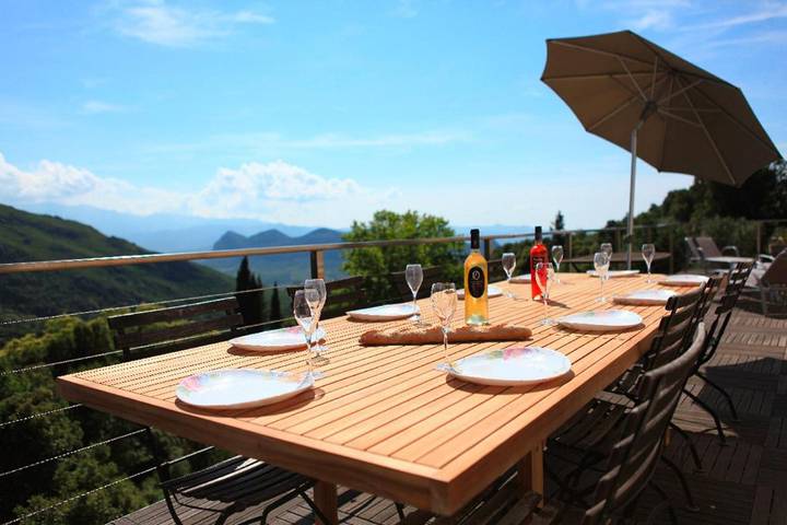 Location de vacances pour 12 personnes, avec jardin ainsi que vue et piscine à Barbaggio - 4