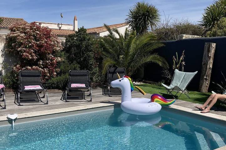 Maison de vacances pour 9 personnes, avec jardin