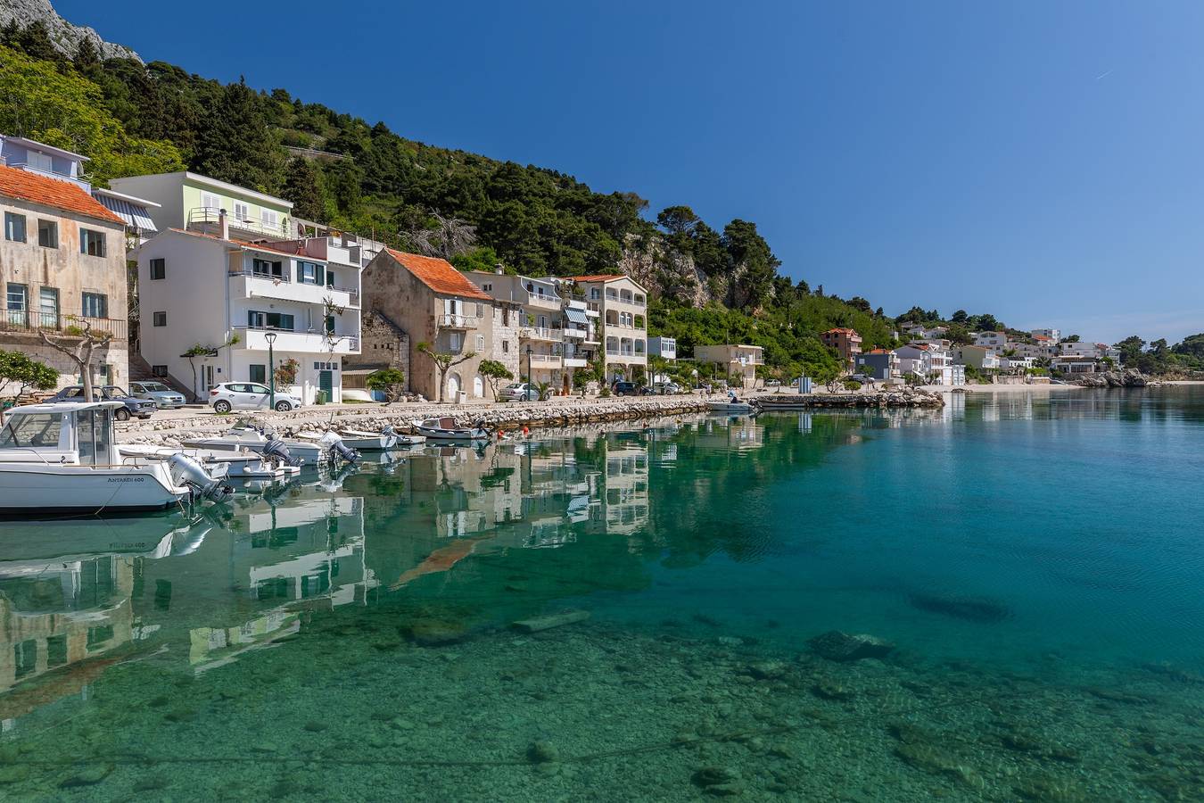 Ganze Wohnung, 1-Zimmer-Ferienwohnung am Strand Drasnice, Makarska A-2670-c in Drašnice, Makarska Riviera