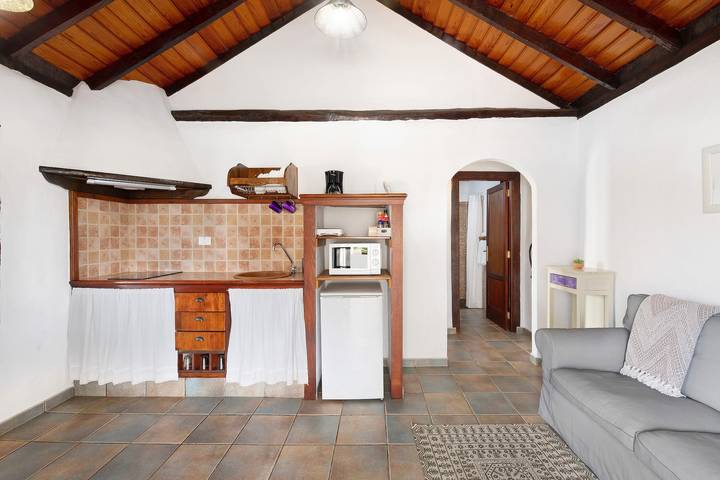 Casa de vacaciones 'Casitas La Montañita - 1' con vistas a la montaña, Wi-Fi y aire acondicionado in Padrón (Islas Canarias), El Paso