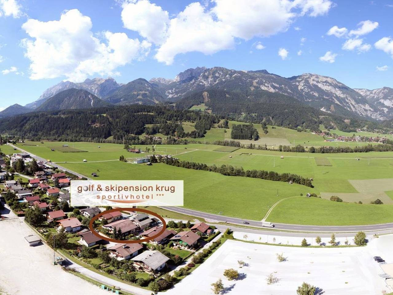 Golf- und Skipension Krug - Doppelzimmer mit Dusche, Bad, Wc - Üf in Haus, Schladming-Dachstein