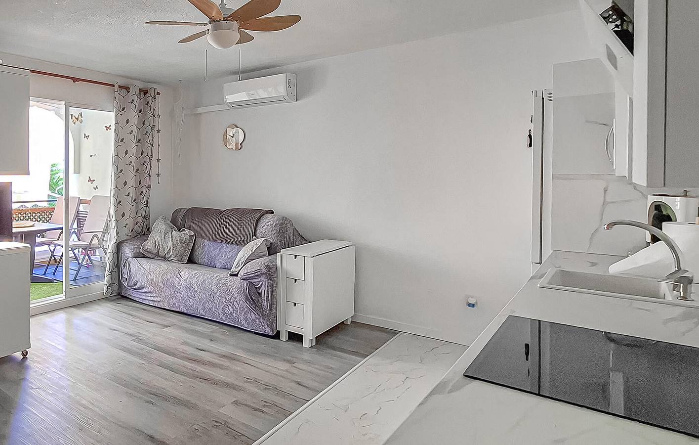 Appartement de vacances entier, Appartement confortable avec piscine, terrasse et climatisation à 2 km de la plage d'El Mojón in Puerto de Mazarrón, Mazarrón