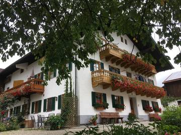 Bauernhaus für 2 Personen, mit Balkon/Terrasse und Balkon in den Bayerische Alpen