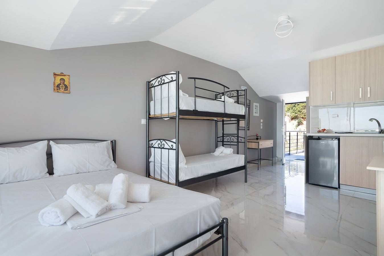 Helt studio, Studio Apartment 'Iguana 17' with Sea View, Wi-Fi and Air Conditioning in Preveza Prefektur