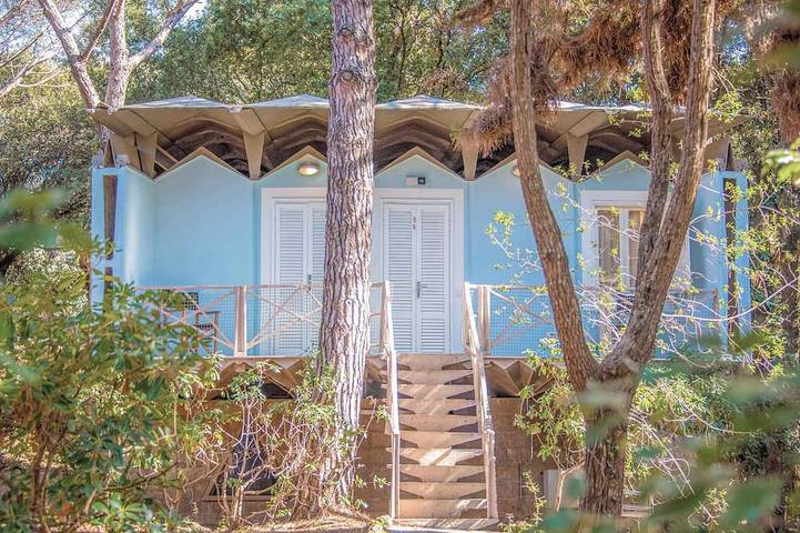 Bungalow für 6 Personen, mit Pool und Garten in San Vincenzo