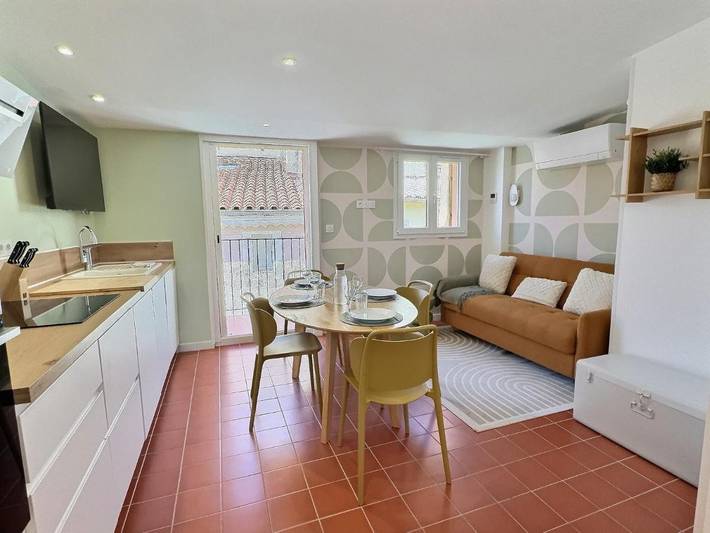 Appartement de vacances pour 4 personnes, avec Balcon et Vue