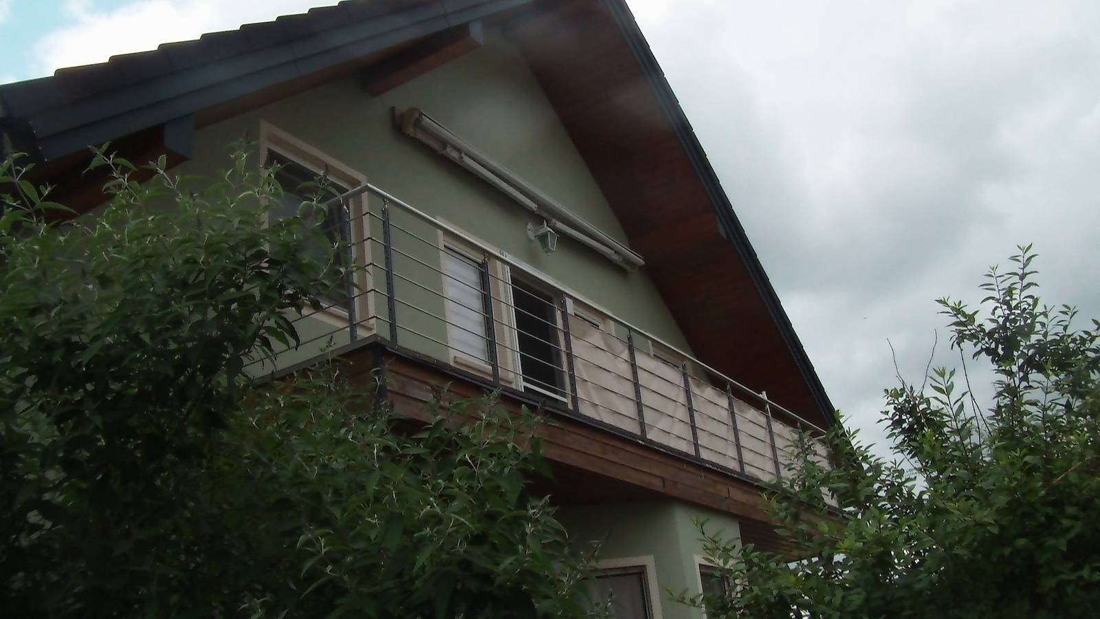 Ganze Wohnung, Apartment 'Am Bahnhof' mit Bergblick, Balkon und Wlan in Hochkirch, Oberlausitz-Niederschlesien