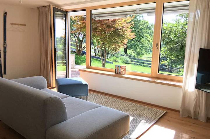 Ferienwohnung für 4 Personen, mit Terrasse und Garten in Murnau am Staffelsee