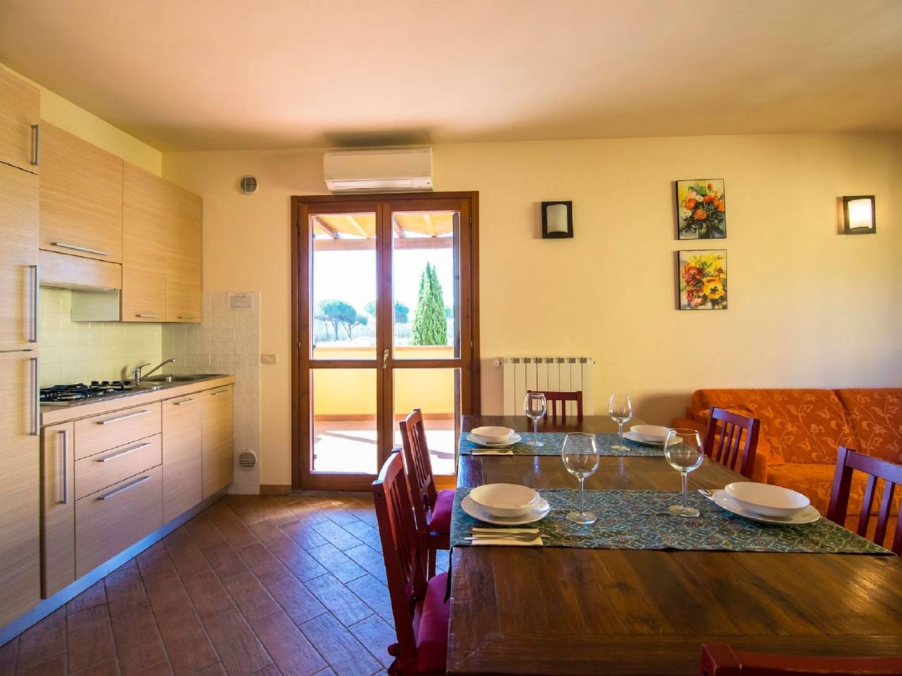 Ganze Wohnung, Wohnung in Alberese mit Panoramaterrasse in Parco Naturale della Maremma