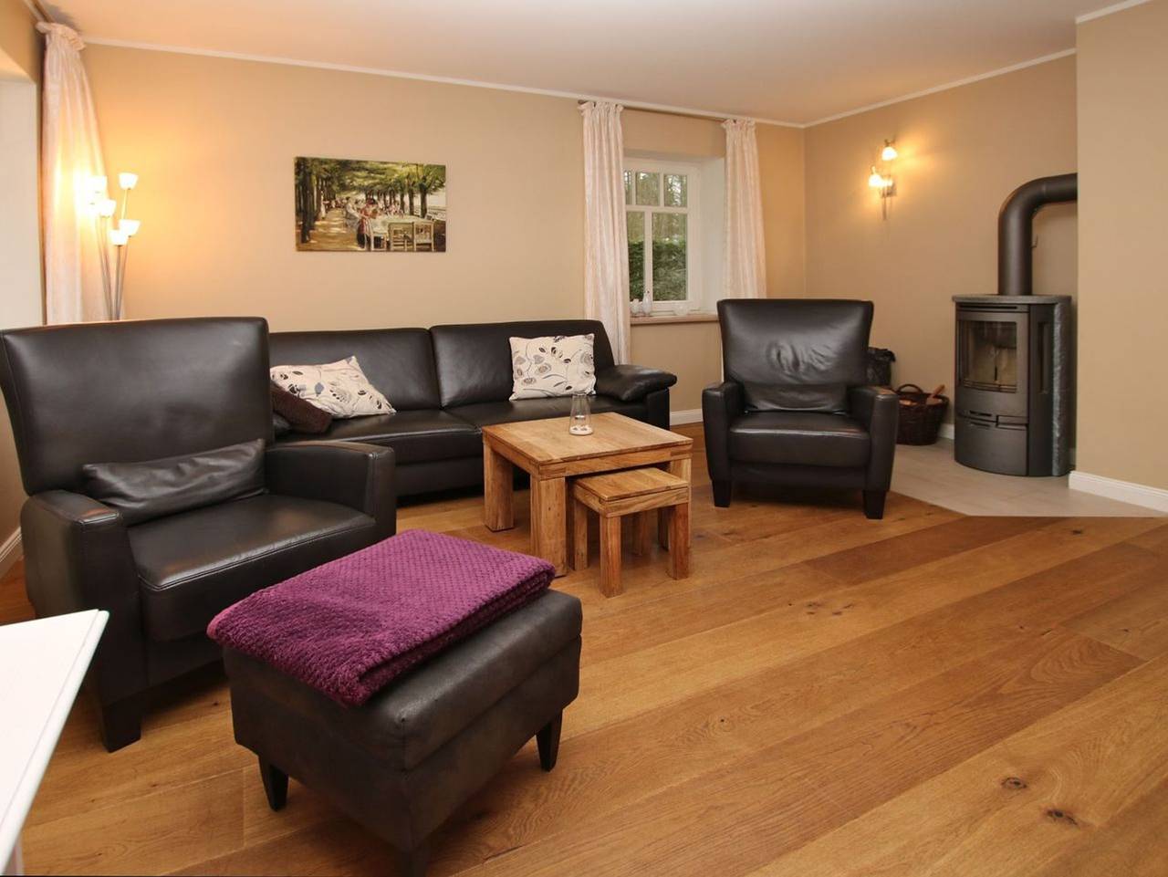 Ganze Ferienwohnung, Starklef 34a, Whg. 1, Huus Starklef - Komfort Ferienwhg. in Wyk, 4 Personen, Eg in 2- Familienhaus, 3 Zimmer, ca. 84m² in Wyk auf Föhr (Stadt), Wyk auf Föhr