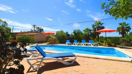 Villa in Es Llombards, Santanyí für 6 