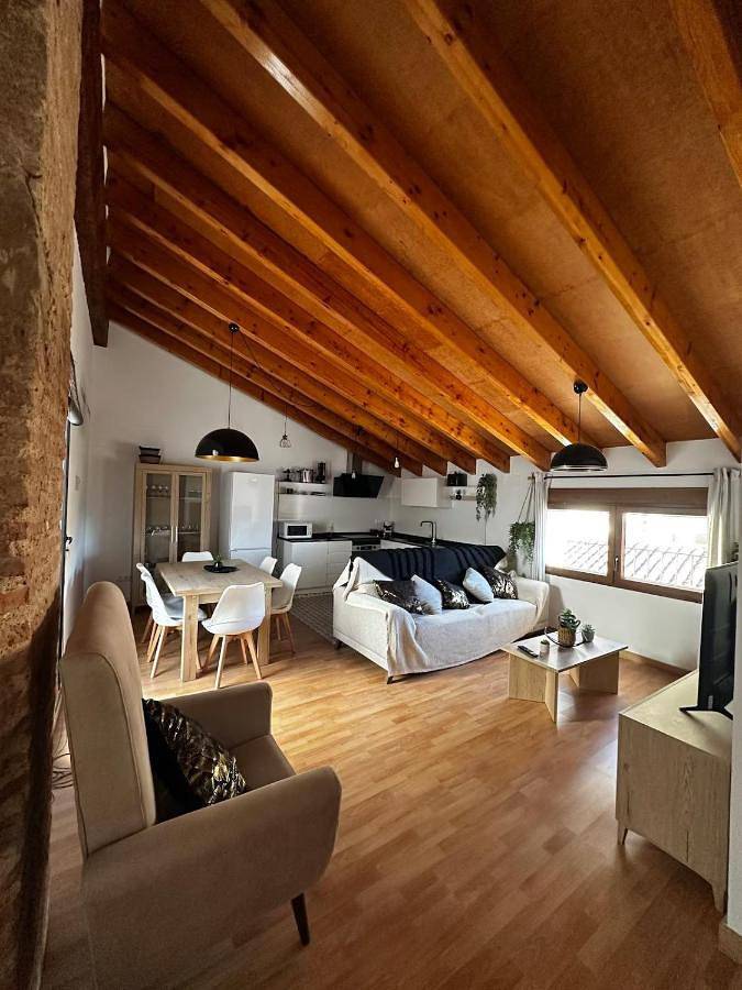 Apartamento para 4 personas, con vistas y terraza en Chulilla