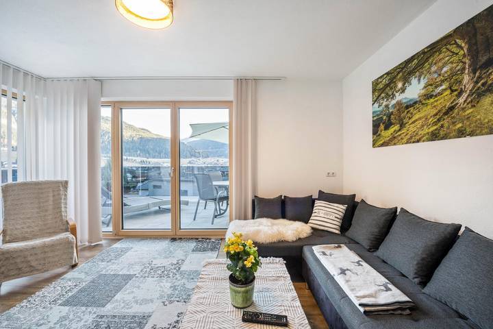 Ganze Wohnung, Ferienwohnung 'Apart Schranz' mit Bergblick, Garten, Terrasse & Wlan in Stubaier Alpen, Umhausen