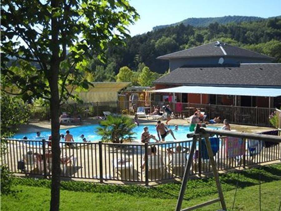 Camping La Dourbie - Tienda de lona y madera 5 personas - tienda larzac lodge in Saint-Jean-du-Bruel, Parc naturel régional des Grands Causses