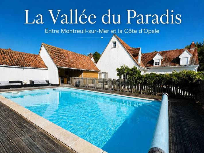 Gîte pour 2 personnes, avec Jacuzzi et Terrasse ainsi que Jardin et Piscine à Alette