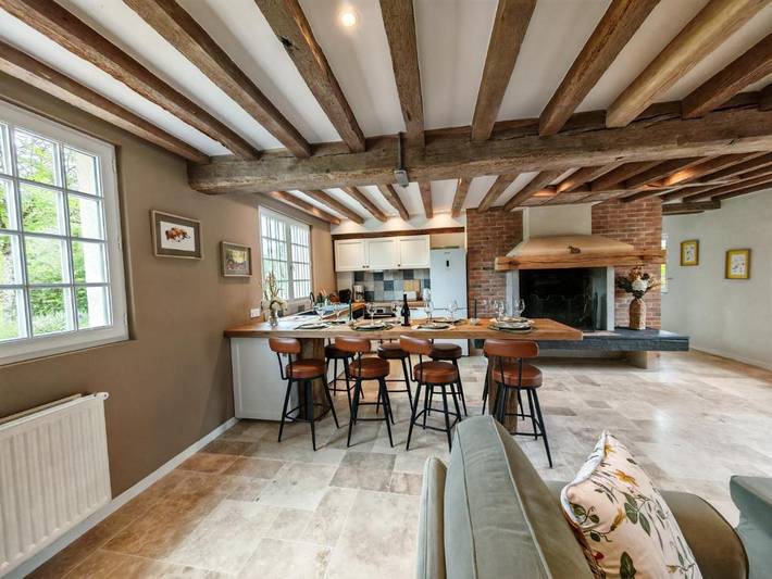 Location de vacances pour 10 personnes, avec balcon ainsi que vue et jardin à Saint-Viâtre