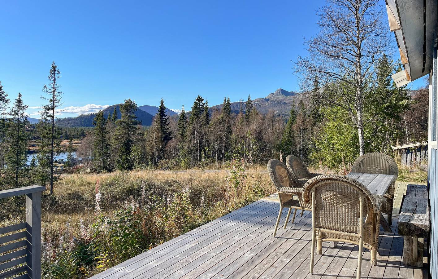 Ferienhaus für 7 Personen mit Ausblick in Hjartdal