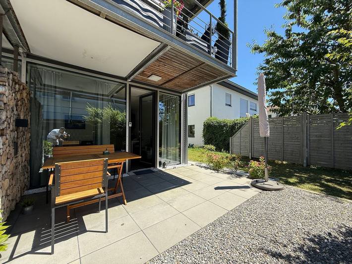 Ferienwohnung für 2 Personen, mit Terrasse und Garten in Stetten