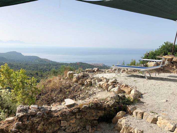 Casa vacanza per 8 persone con panorama in Camerota, Cilento Coast