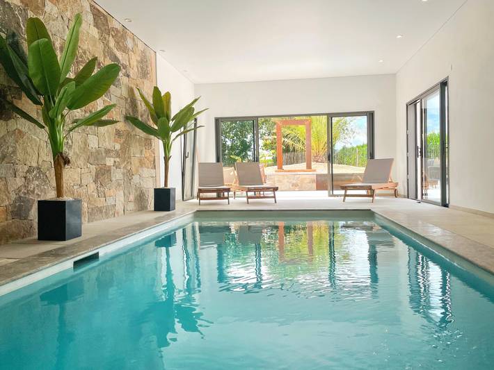 Maison de vacances pour 12 personnes, avec Jardin à Marzan