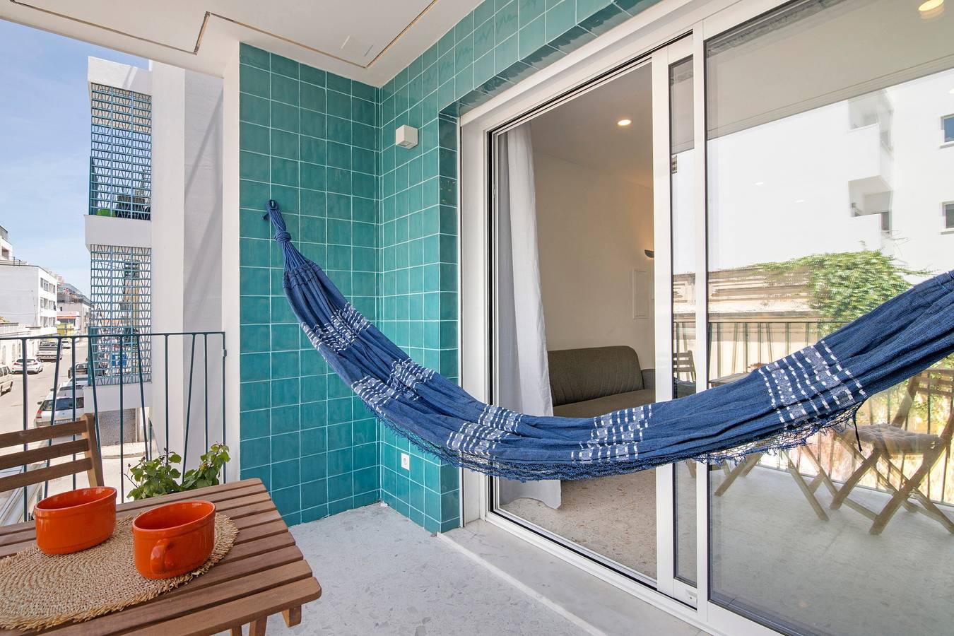 Apartamento entero, Apartamento 'Casa Verde Rio' con balcón, Wi-Fi y aire acondicionado in Vila Real de Santo António, Distrito de Faro