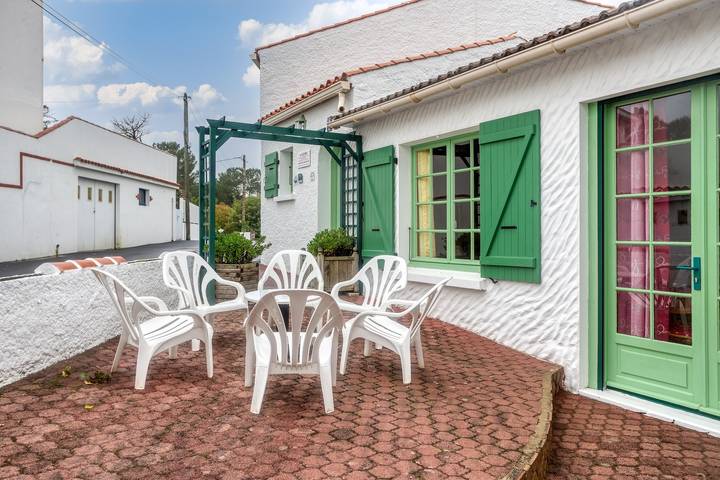 Maison de vacances 'Maison Am Stram Gram' avec terrasse privée et Wi-Fi in La Tranche-sur-Mer, Vendée