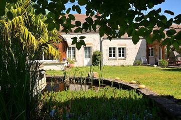 Chambre d’hôte pour 5 personnes, avec piscine ainsi que jardin et jacuzzi dans Loiret
