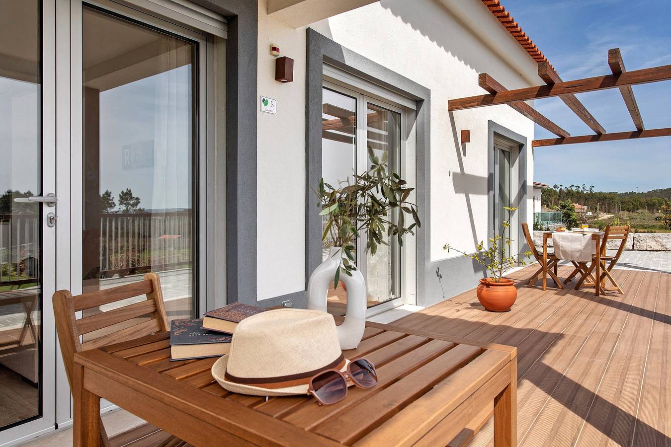 Quarto 'Quinta Dos Raposos - Suite Água' met Gedeeld Zwembad, Terras en Wi-Fi, foto 15