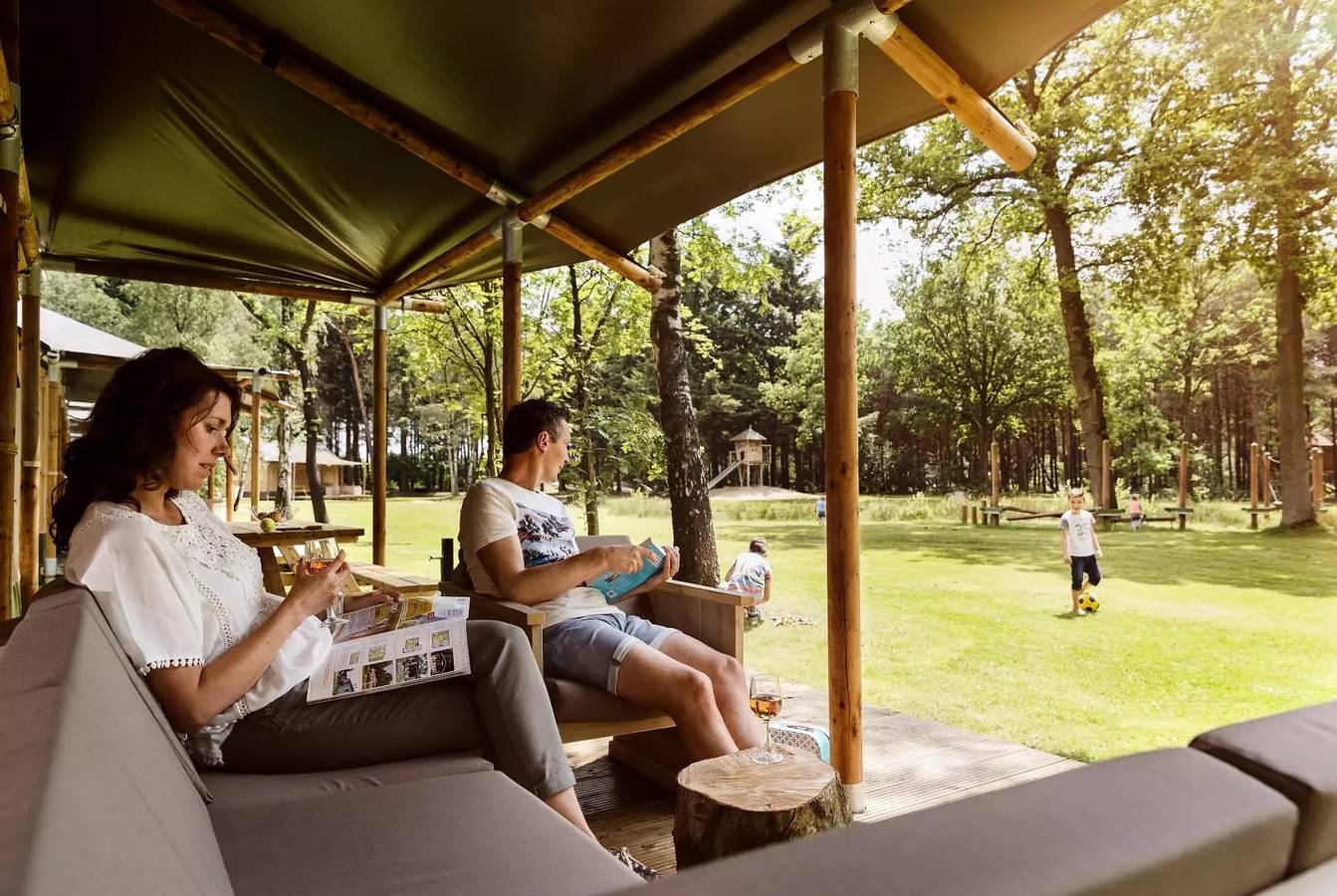 Mobil Home Lofoten 4 personen in Chaam, Noord-Brabant