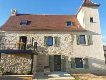 Maison d’hôte pour 2 personnes, avec terrasse à Gourdon