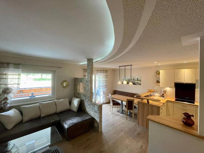 Ferienwohnung für 2 Personen, mit Balkon und Ausblick