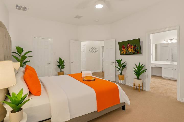 Vacation rental for 8 people, with yard and terrace in Collin County