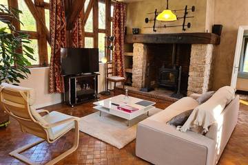 Gîte pour 4 personnes, avec jardin à Ligny-le-Ribault