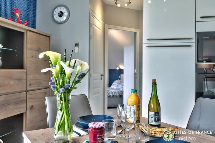 Gîte für 2 Personen, mit Garten und Pool sowie Terrasse, mit Haustier in der Bretagne - 4