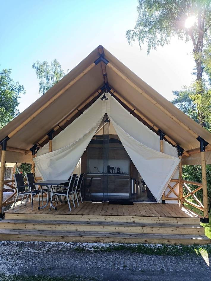 Glamping voor 4 personen, met Terras in Zuid-Limburg