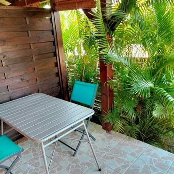 Appartement de vacances pour 4 personnes, avec terrasse en Guadeloupe