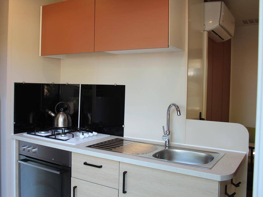 Camping La Masia - Mobile home 4 persons - By Lifestyle Holidays - Amber, 2 bedrooms in Els Pins Blanes, Blanes