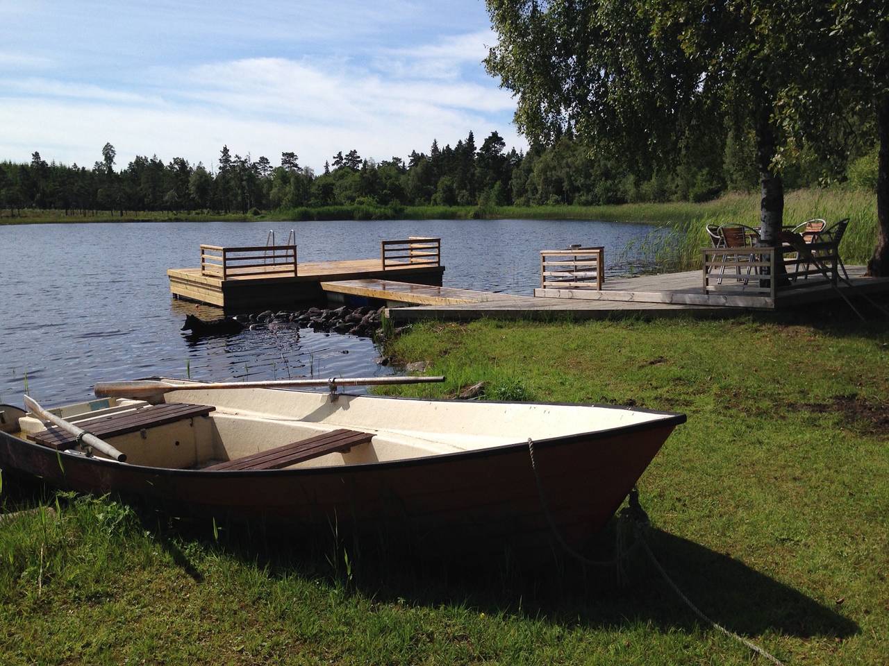 Urlaub am See in Südschweden mit Boot in Tvärreds distrikt, Västergötland