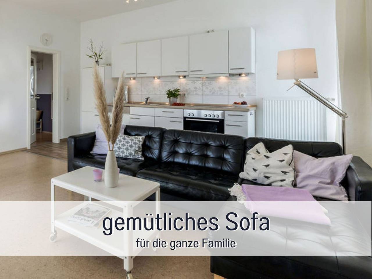 Ganze Wohnung, Fewo Lavendel (60m²): Viel Sonne, 2 franz. Balkone & Platz für 5 in Westfehmarn, Gammendorf