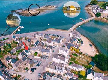 Location de vacances pour 11 personnes, avec jardin et vue, adapté aux familles dans Chapelle de Saint-Cado