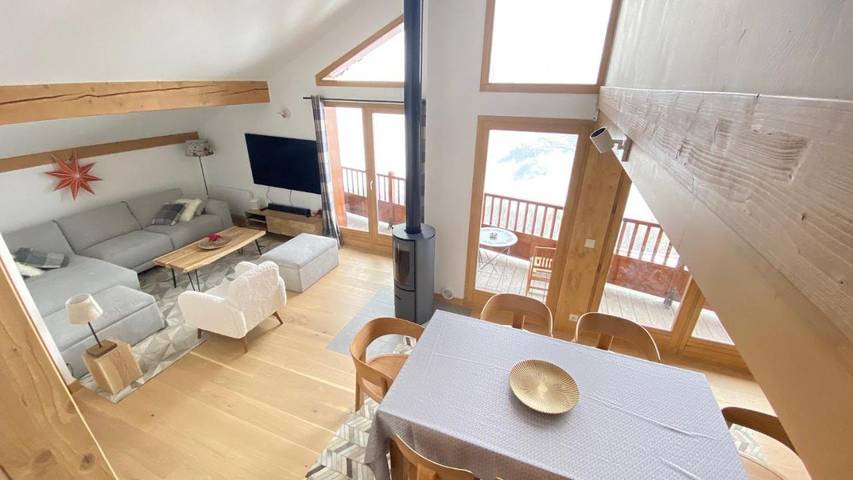 Gîte pour 12 personnes, avec balcon et vue dans Station De Montalbert - 2