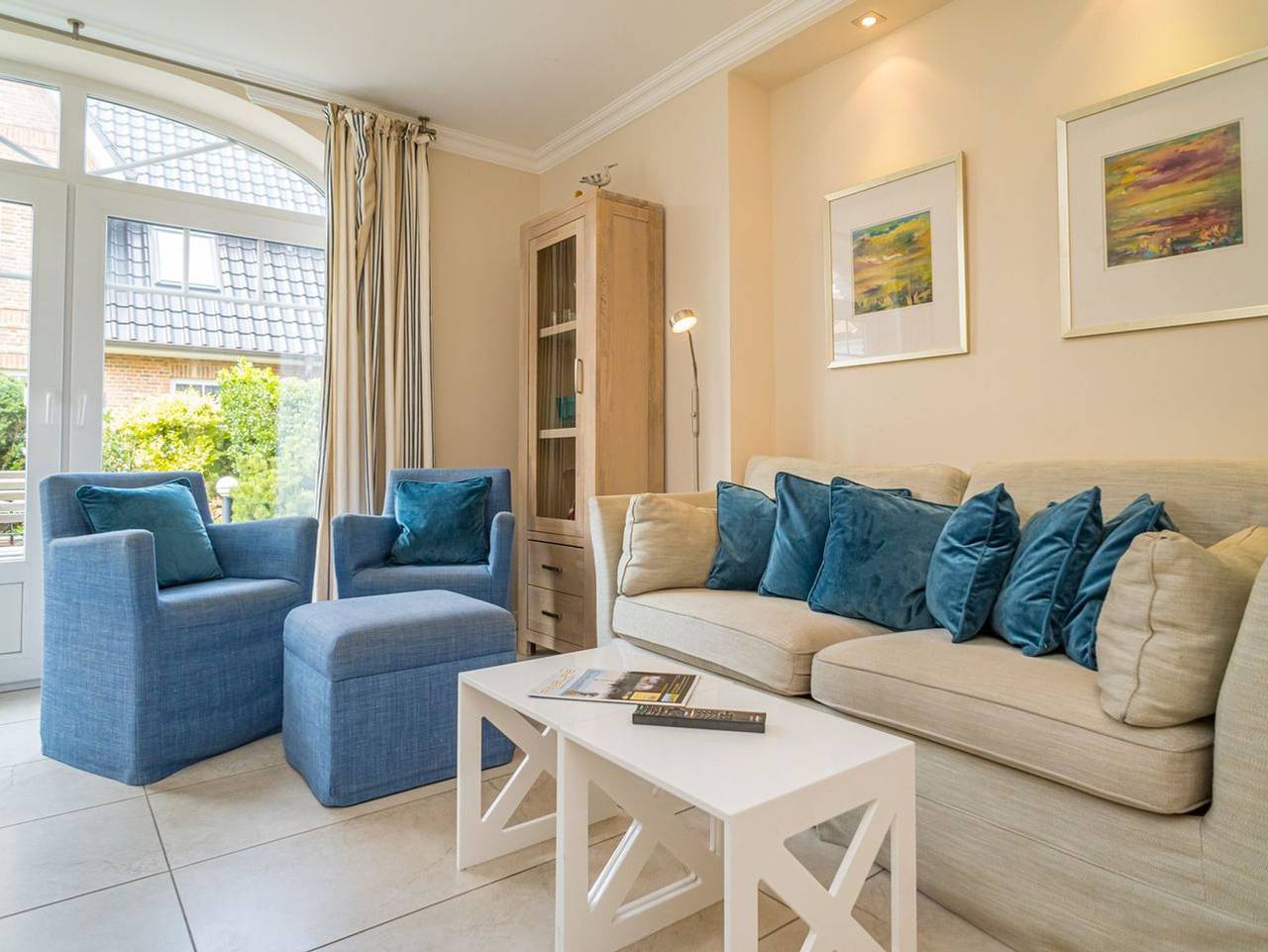 Ganze Ferienwohnung, Hannah - 4-Zimmer-Ferienwohnung für max. 5 Personen mit Terrasse u Strandkorb (saisonal). in Westerland, Sylt (Gemeinde)