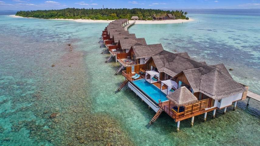 Station pour 2 personnes, avec sauna ainsi que jardin et jacuzzi dans Maldives - 3