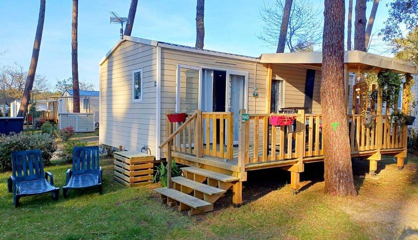 Camping pour 5 personnes, animaux acceptés à Seignosse