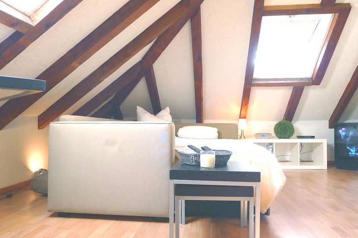 Ganze Wohnung, Charmantes Dachgeschoss im Trendviertel Zürich - See in der Nähe in Zürich Zustellkreis, Zürich